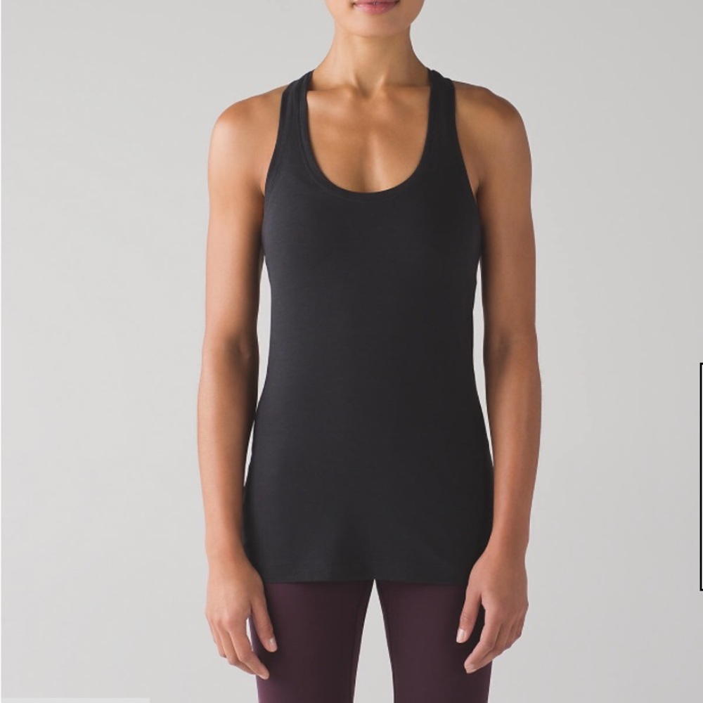 NWT! Lululemon Cool Racerback Luon Tank 12 Black